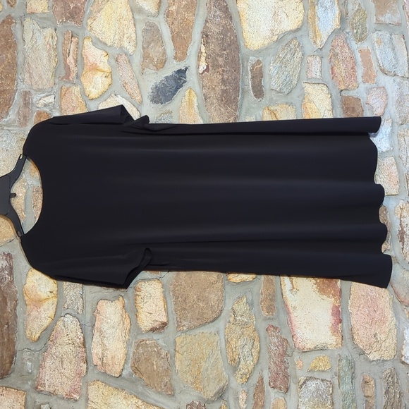 Chico's Black V-Neck Dress - Picture 7 of 9